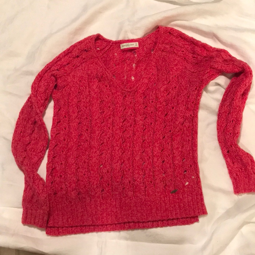 Pink Abercrombie & Fitch sweater